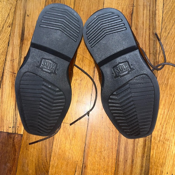 Florsheim, Reveal Jr. Boys Wingtip Oxford in Cognac - Picture 5 of 8